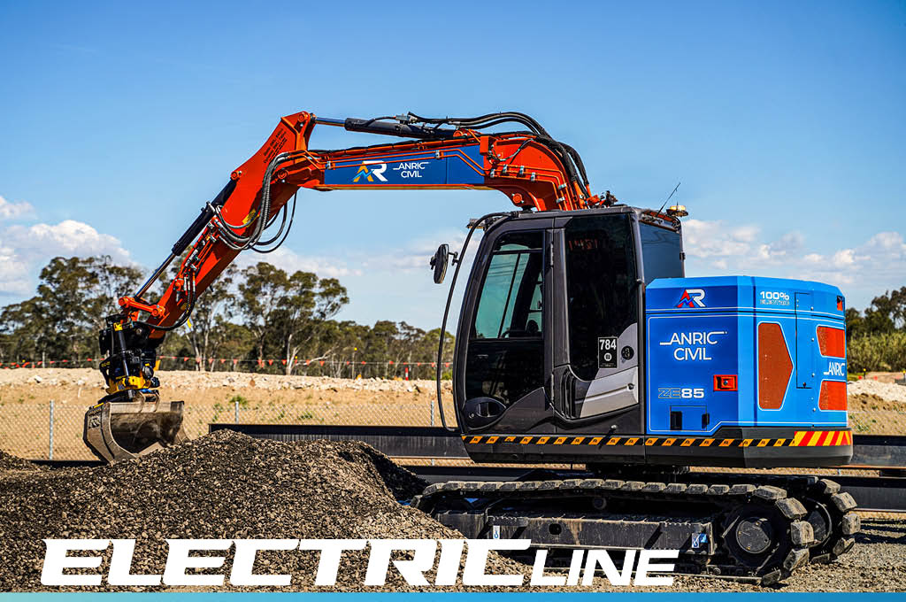 Anric Civil Plant Hire - 8T CRAWLER EXC ZE85 Electric