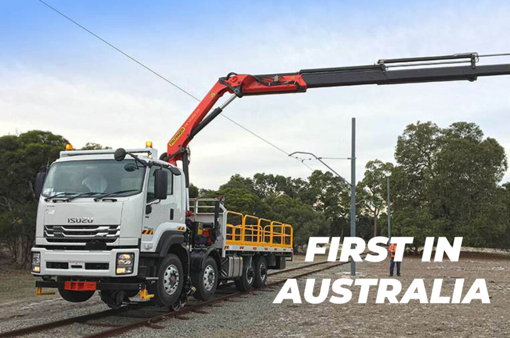 Anric Rail Plant Hire - Hi Rail 10 Wheel Crane Truck