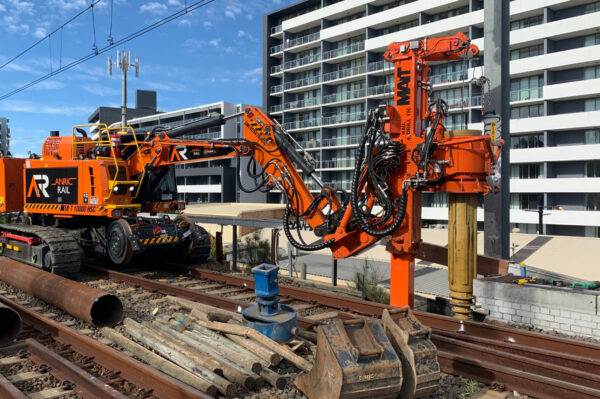 Anric Rail Plant Hire - Piling Rig