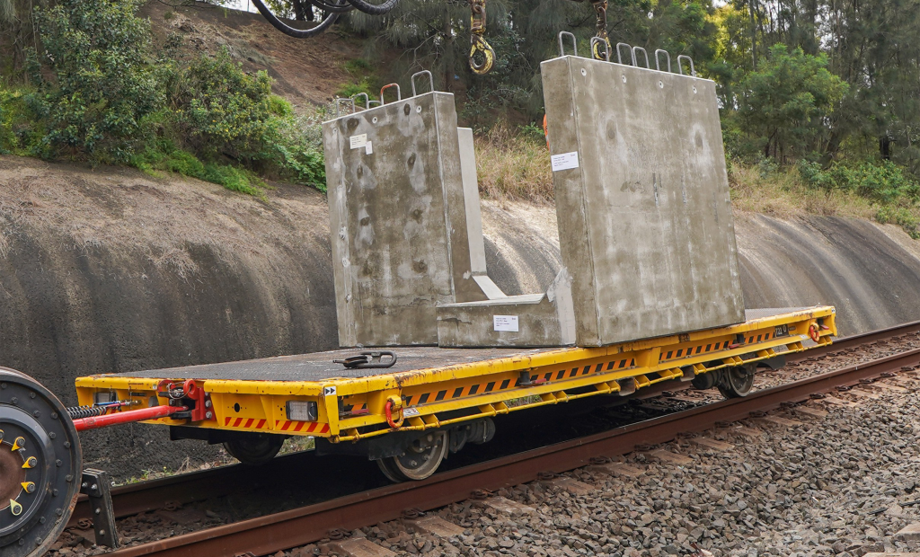 Anric group narrow gauge rail trailers queensland rail