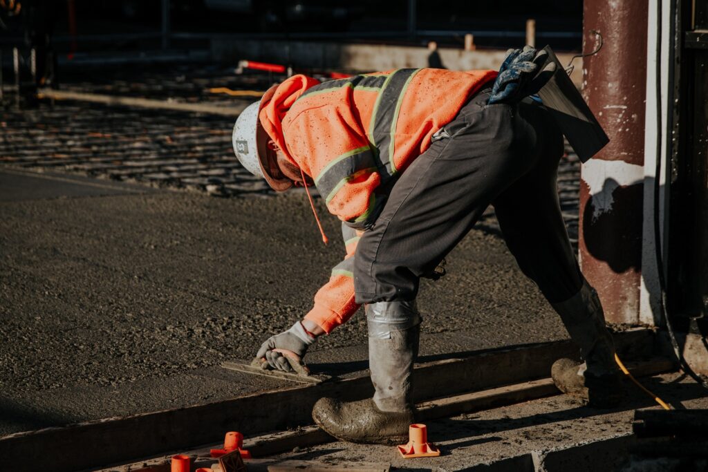Concrete rail construction